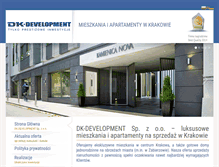 Tablet Screenshot of dkdevelopment.pl